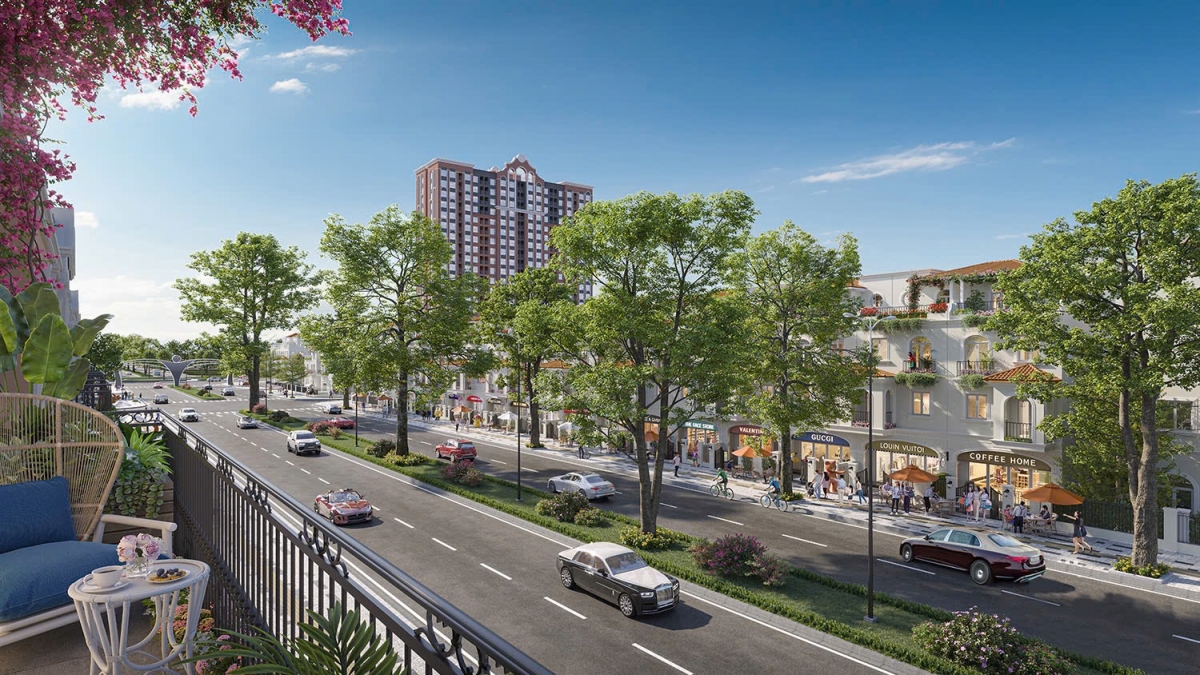 Sản phẩm Shophouse phân khu Địa Trung Hải thuận tiện vừa ở vừa kinh doanh sinh lời