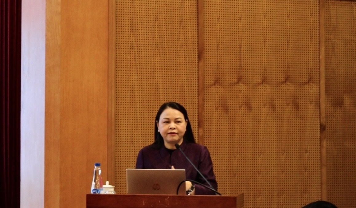  Phó Chánh văn phòng thường trực, Văn phòng Trung ương Đảng Nguyễn Thị Thu Hà thông tin về kết quả Đại hội 