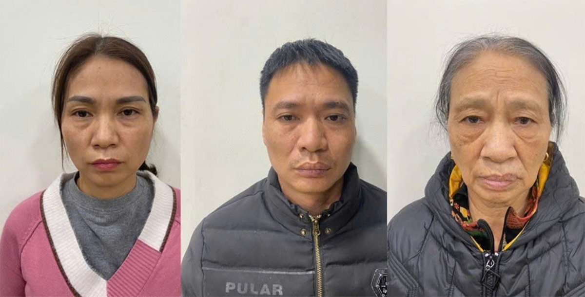 Các đối tượng trong đường dây bán "thuốc Nam" giả