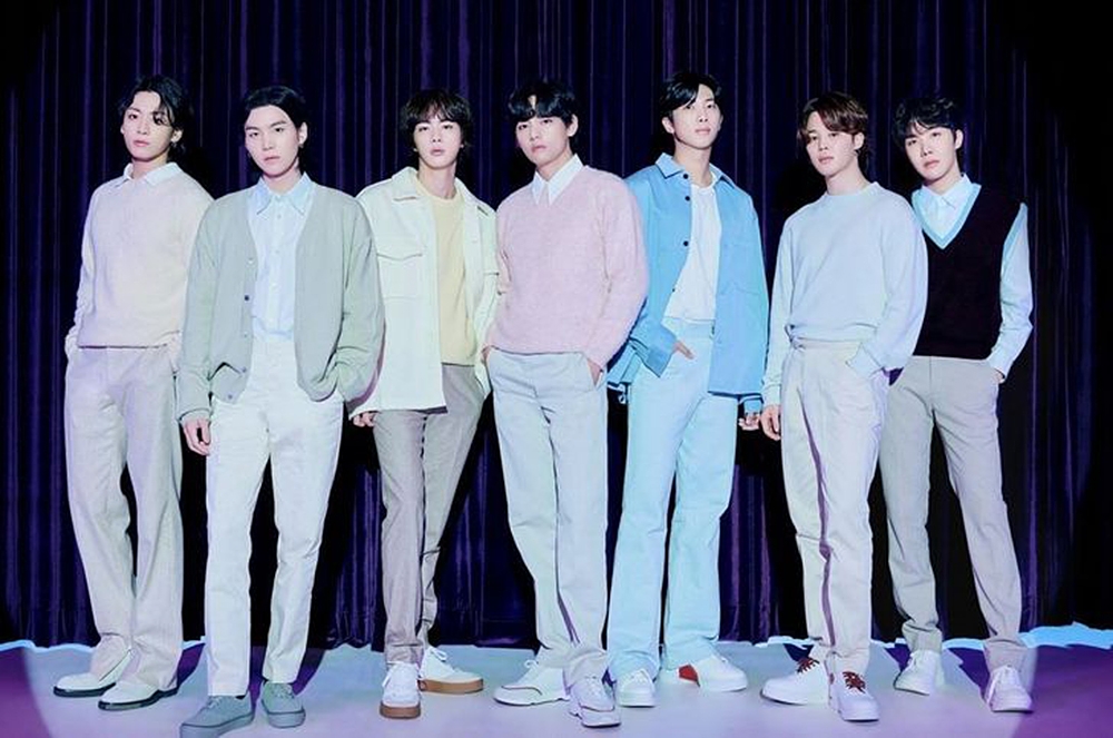 Nhóm nhạc nam thuộc thế hệ K-pop thứ 3 của Hàn Quốc, BTS. (Ảnh: BigHit Music)