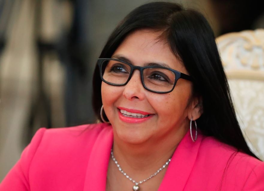 Bà Delcy Rodríguez. Ảnh: AP