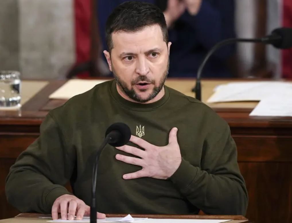 Tổng thống Zelensky. Ảnh: AP