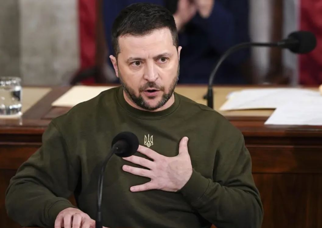 Tổng thống Ukraine Zelensky. Ảnh: AP