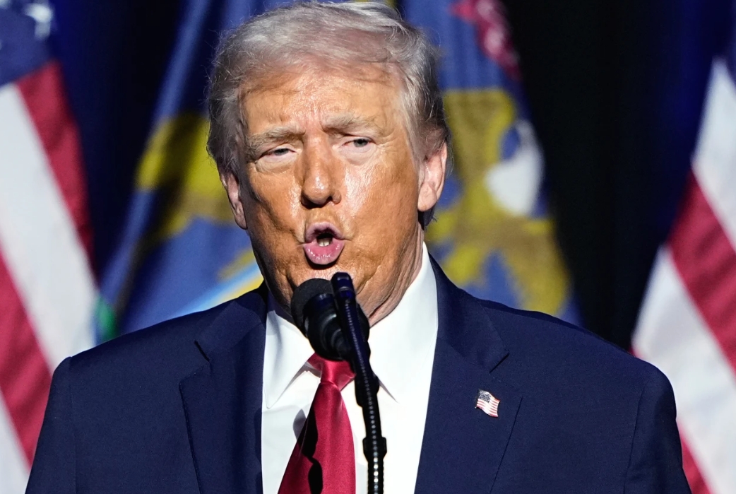 Tổng thống Trump. Ảnh: AP