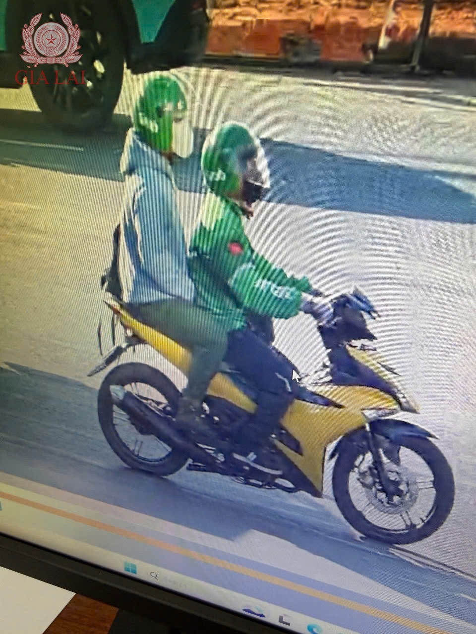 Hình ảnh ghi lại nghi phạm cướp ngân hàng