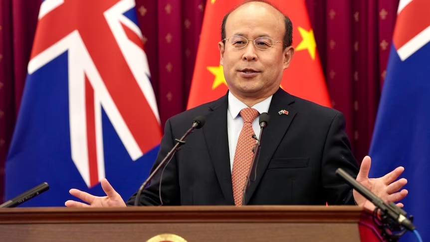 Đại sứ Trung Quốc Tiếu Thiên chỉ trích động thái của Chính phủ Australia về việc thu hồi cảng Darwin. Nguồn: Luke Stephenson
