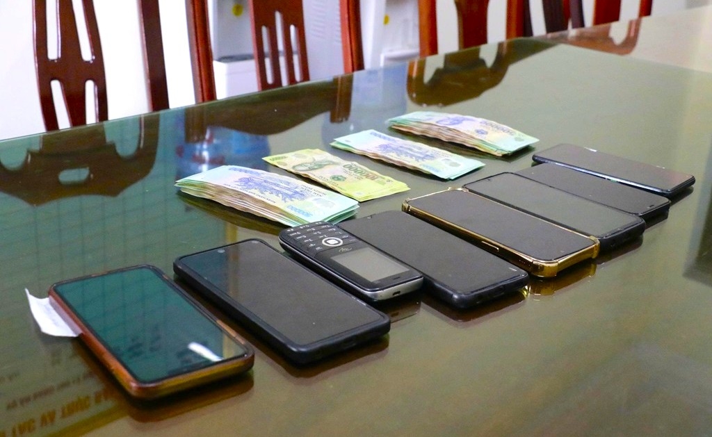 Tang vật vụ án. (Ảnh: Công an Nghệ An)