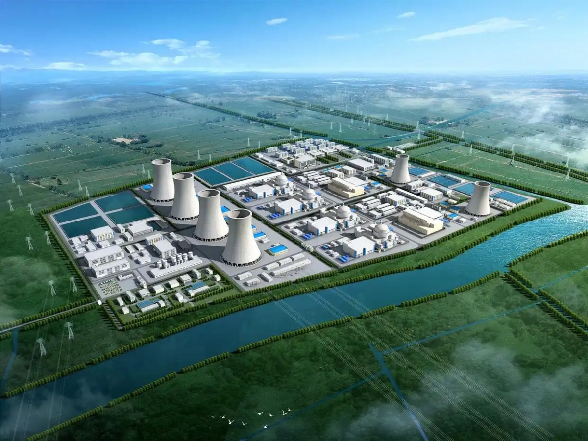 Hình ảnh phối cảnh Nhà máy điện hạt nhân Từ Vu. Ảnh: CNNC