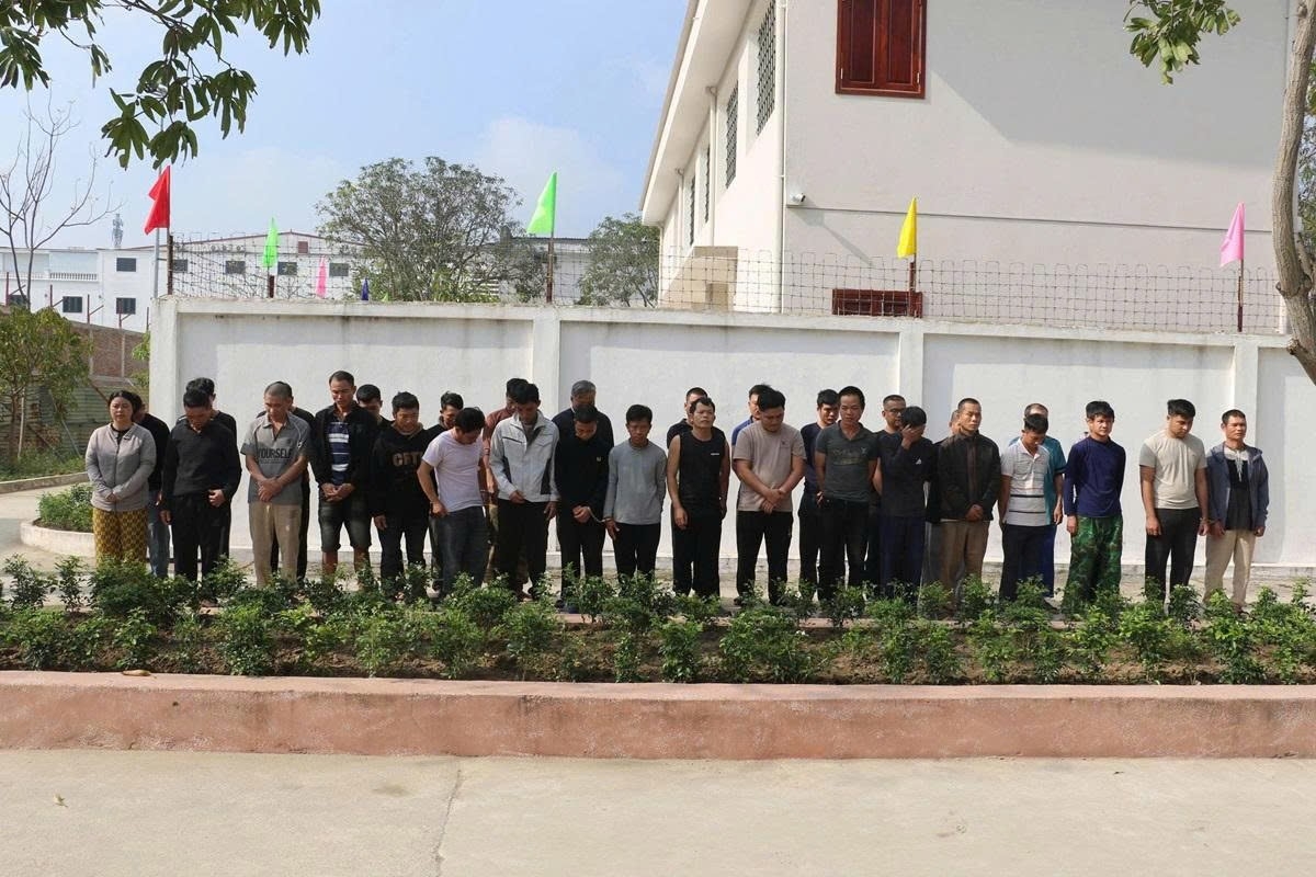 Đối tượng trong chuyên án bị bắt giữ.