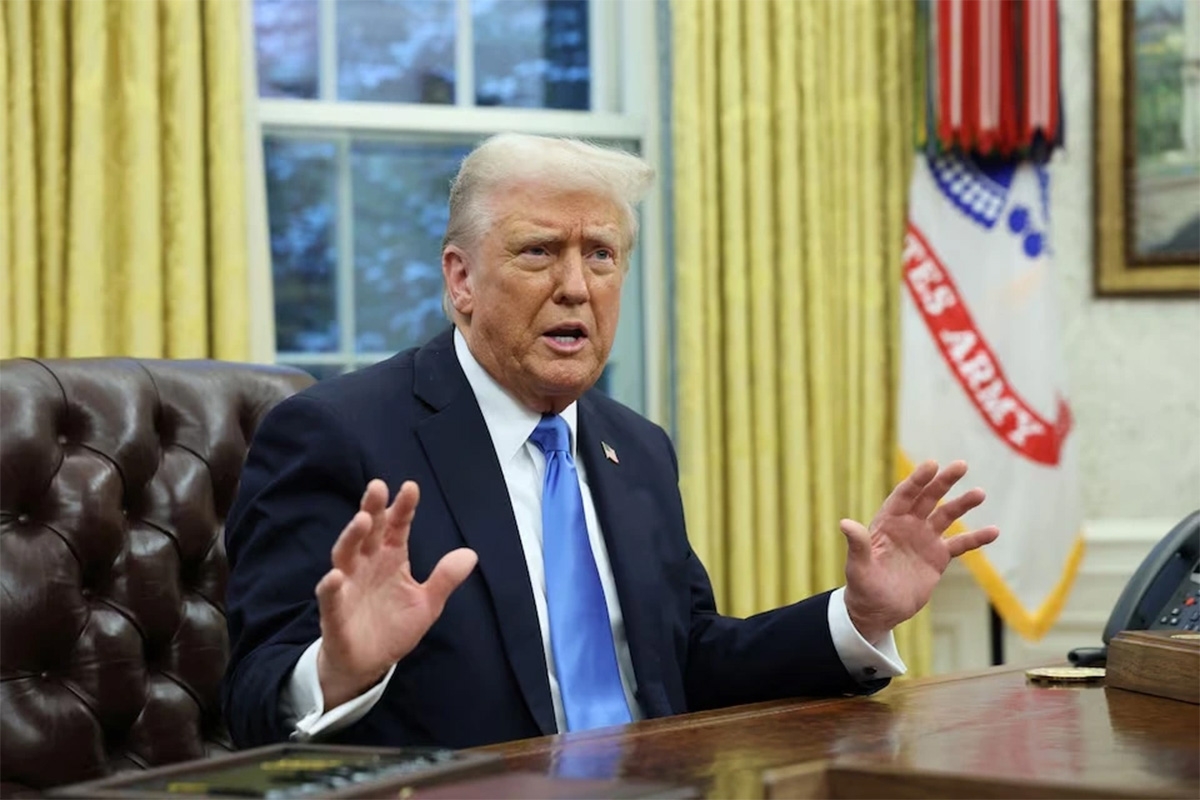  Tổng thống Mỹ Donald Trump là Chủ tịch Hội đồng Hoà bình cho Gaza. (Ảnh: Reuters)