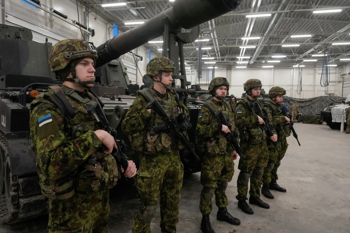 Quân đội Estonia. Ảnh: Reuters