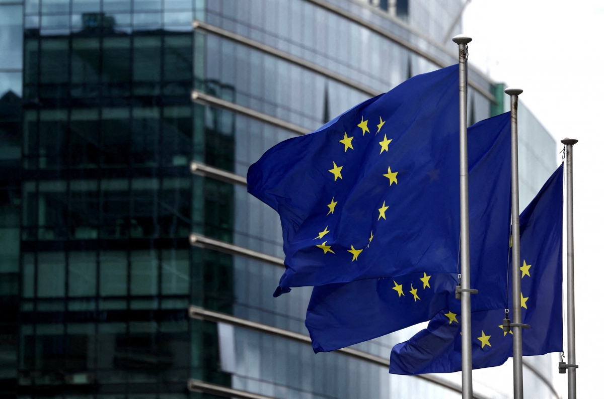 Quan hệ Mỹ-EU đang trở nên căng thẳng sau tuyên bố áp thuế của ông Trump. Ảnh minh họa: Reuters