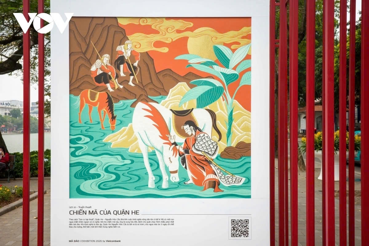 The event becomes cultural venue in spring, honoring the image of the horse as a symbol of aspiration, good fortune, and prosperity in the spiritual life of the Vietnamese people.