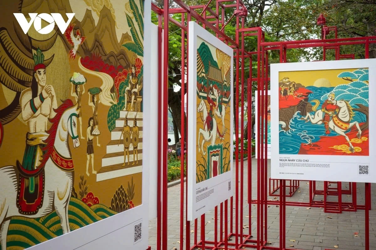 Inspired by the horse, a symbolic animal deeply rooted in the history, culture and spiritual life of the Vietnamese people, the “Mã Đáo” exhibition traces the journey of the “Quý Mã” (the noble horse) from history and legend to culture and belief, and onward to trade and development.