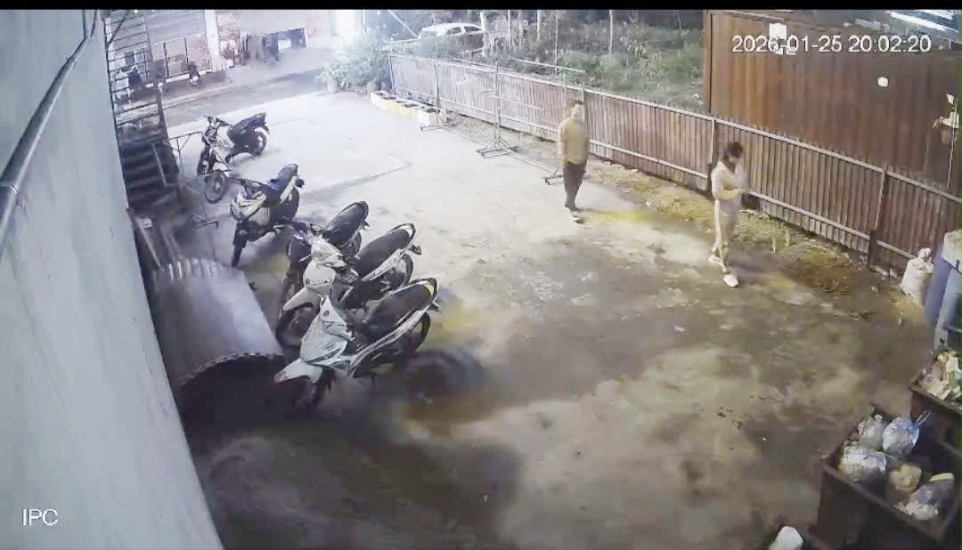 Hiện trường vụ án. Ảnh cắt từ clip