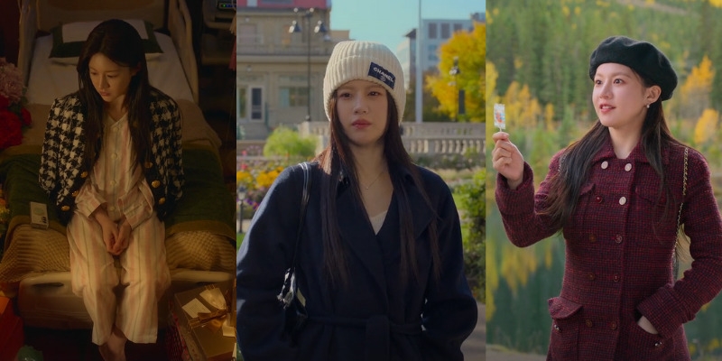 Thời trang trang nhã của Cha Mu Hee. (Ảnh: Netfilx)