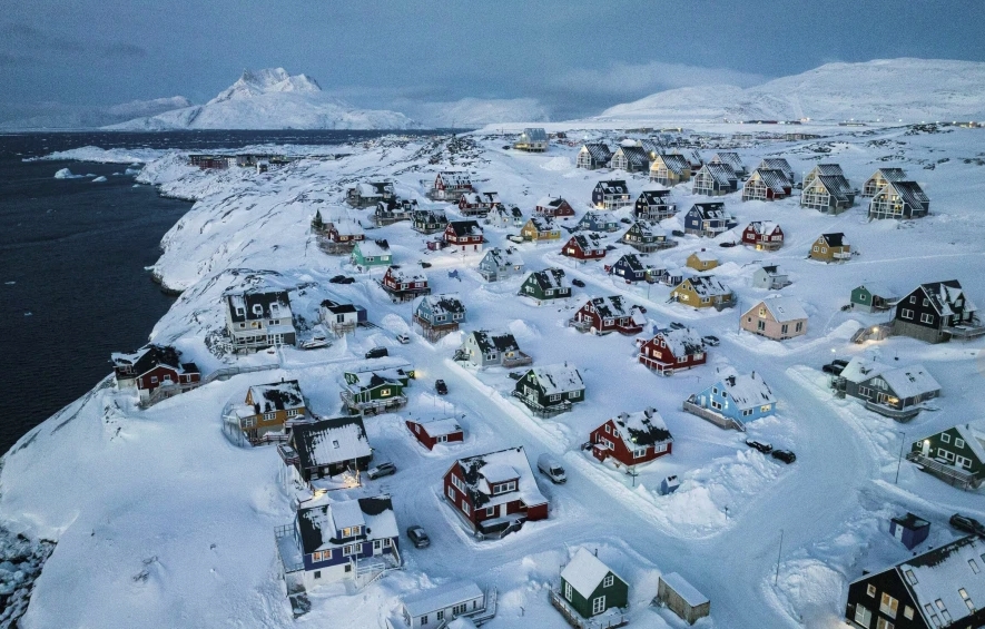 Đảo Greenland. Ảnh: AP