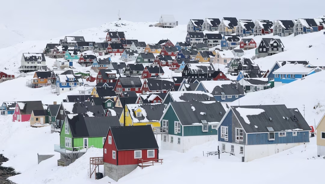 Một góc thành phố Nuuk ở Greenland. (Ảnh: Reuters)