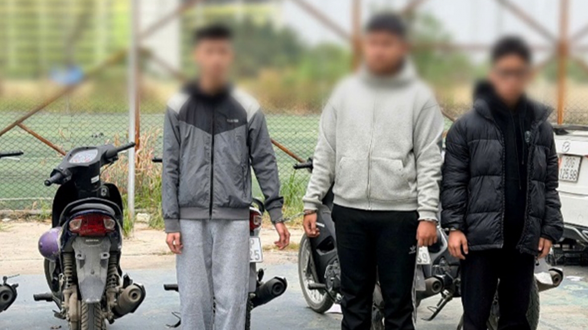 Các đối tượng bị bắt giữ