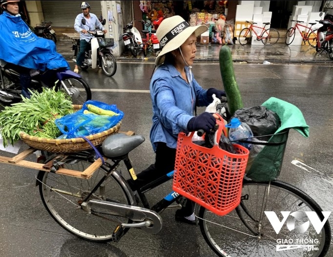 Chỉ vài mớ rau, quả bí, quả mướp... thế nhưng cũng là đủ để trang trải cho cuộc sống hằng ngày của một gia đình, có khi chỉ 2 người, có khi nhiều hơn... Sự hài lòng với thu nhập, cuộc sống của họ, thể hiện qua những món hàng mang ra phố bán