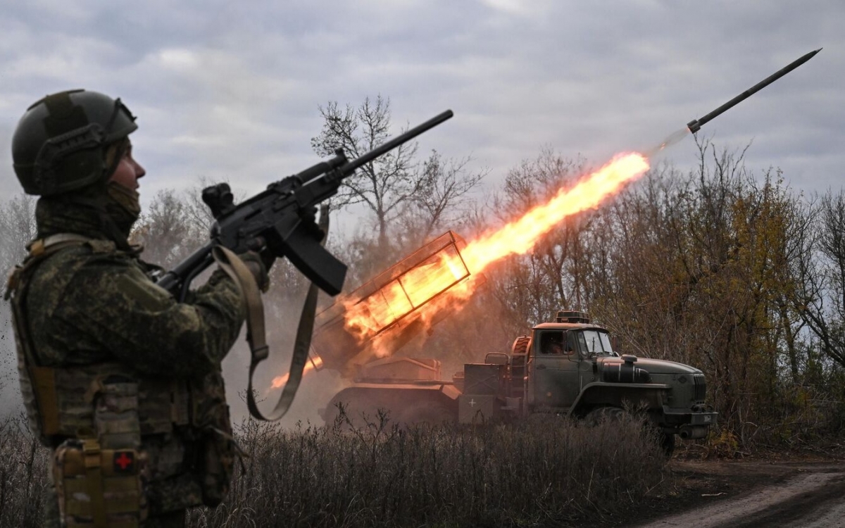 Hỏa lực Nga. Ảnh: Sputnik.