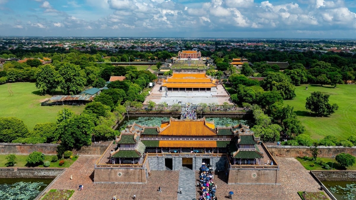 Mục tiêu phát triển của Huế là lấy văn hóa và di sản làm trung tâm, trở thành điểm đến văn hóa du lịch hàng đầu của khu vực Đông Nam Á. Ảnh: daidoanket.vn