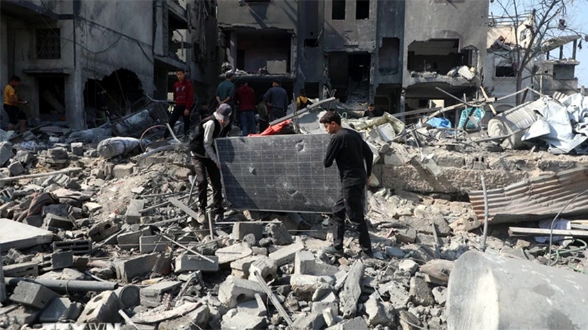 Israel đã tiến hành nhiều cuộc tấn công kể từ khi thỏa thuận ngừng bắn tại Gaza có hiệu lực - Ảnh minh họa: THX/TTXVN