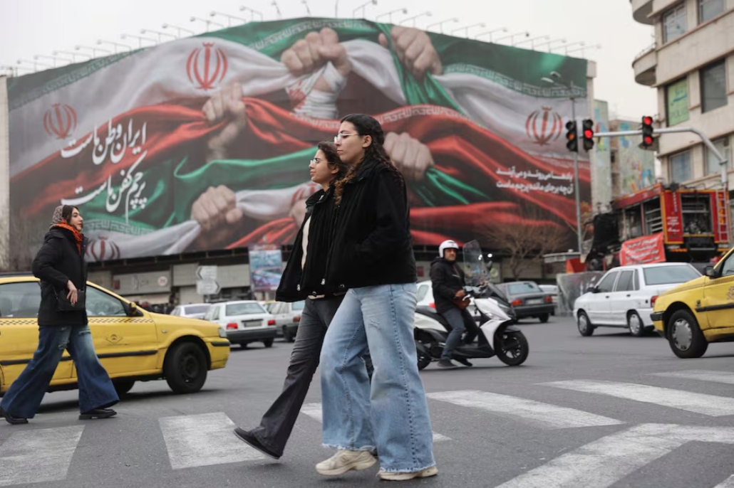 Các cuộc biểu tình tạm lắng tại Iran. Ảnh: AP