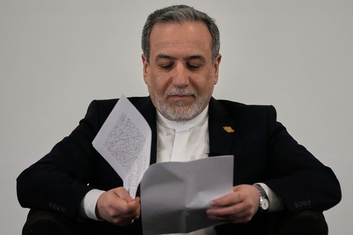 Ngoại trưởng Iran Abbas Araghchi. Ảnh: AP