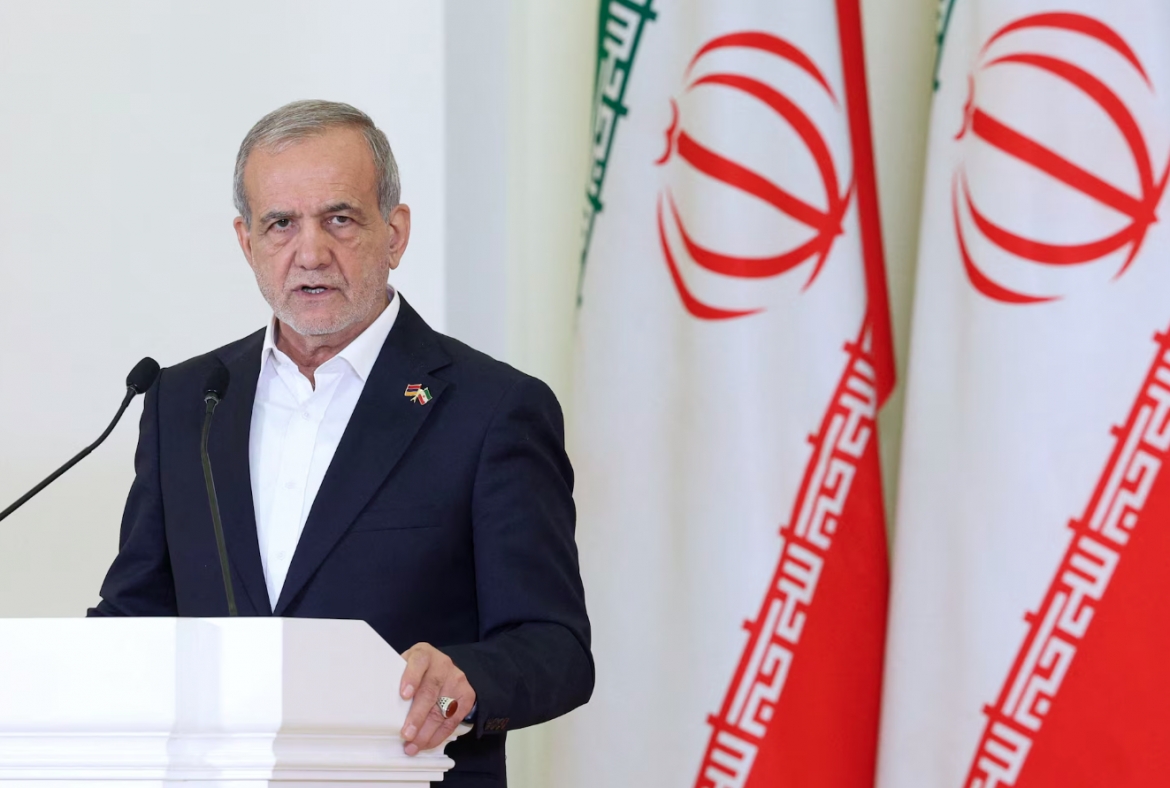 Tổng thống Iran Masoud Pezeshkian. Ảnh minh họa: Reuters