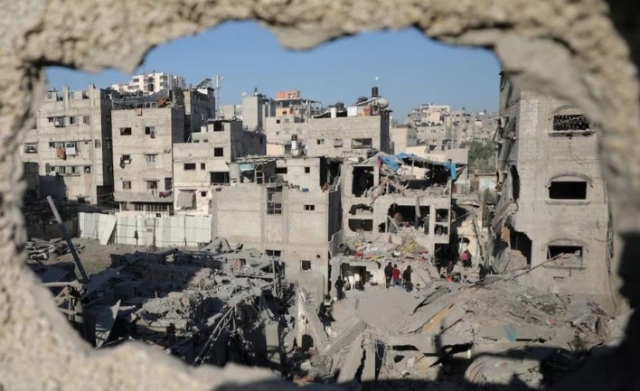 Israel tiếp tục các cuộc không kích gây ra thiệt hại nặng nề cho dải Gaza. (Ảnh: Reuters)