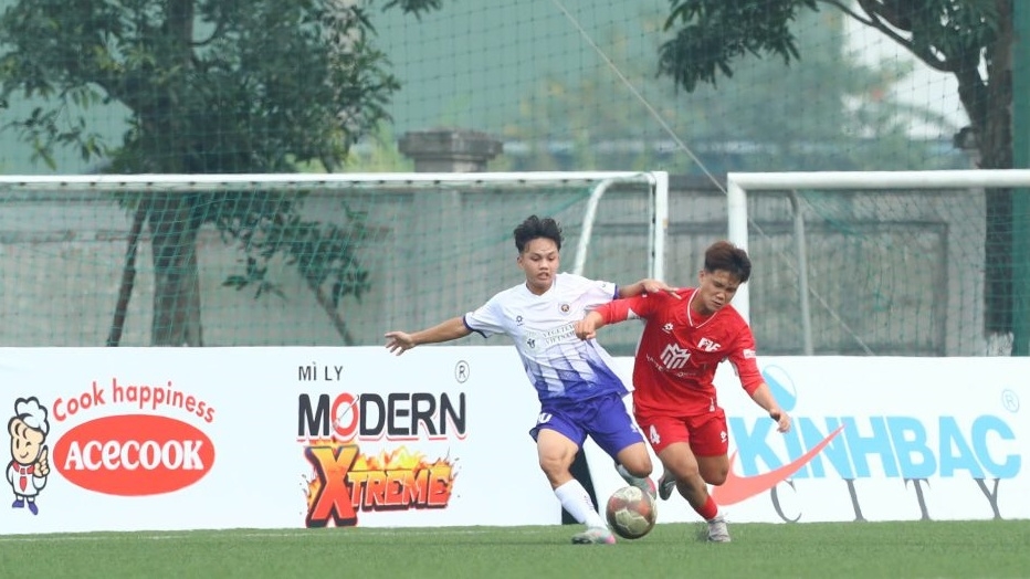 U19 PVF để thua tiếc nuối trước U19 Hà Nội. (Ảnh: VFF)