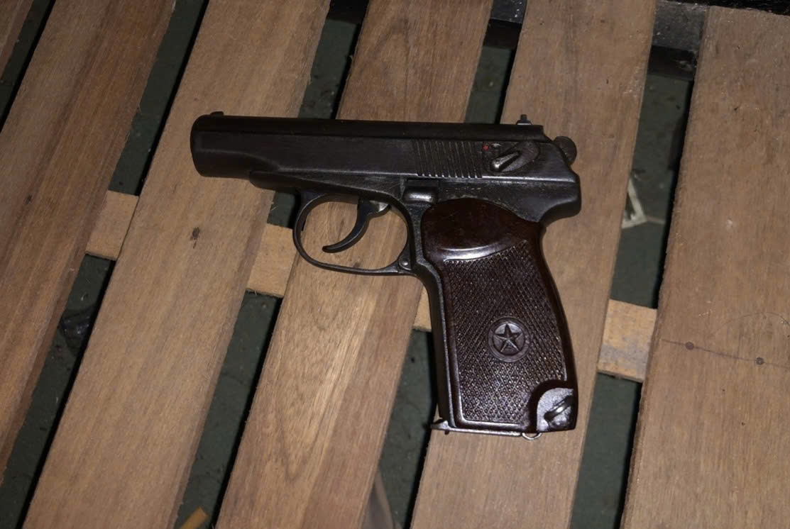 Khẩu súng Lâm Văn Tuấn mang theo.