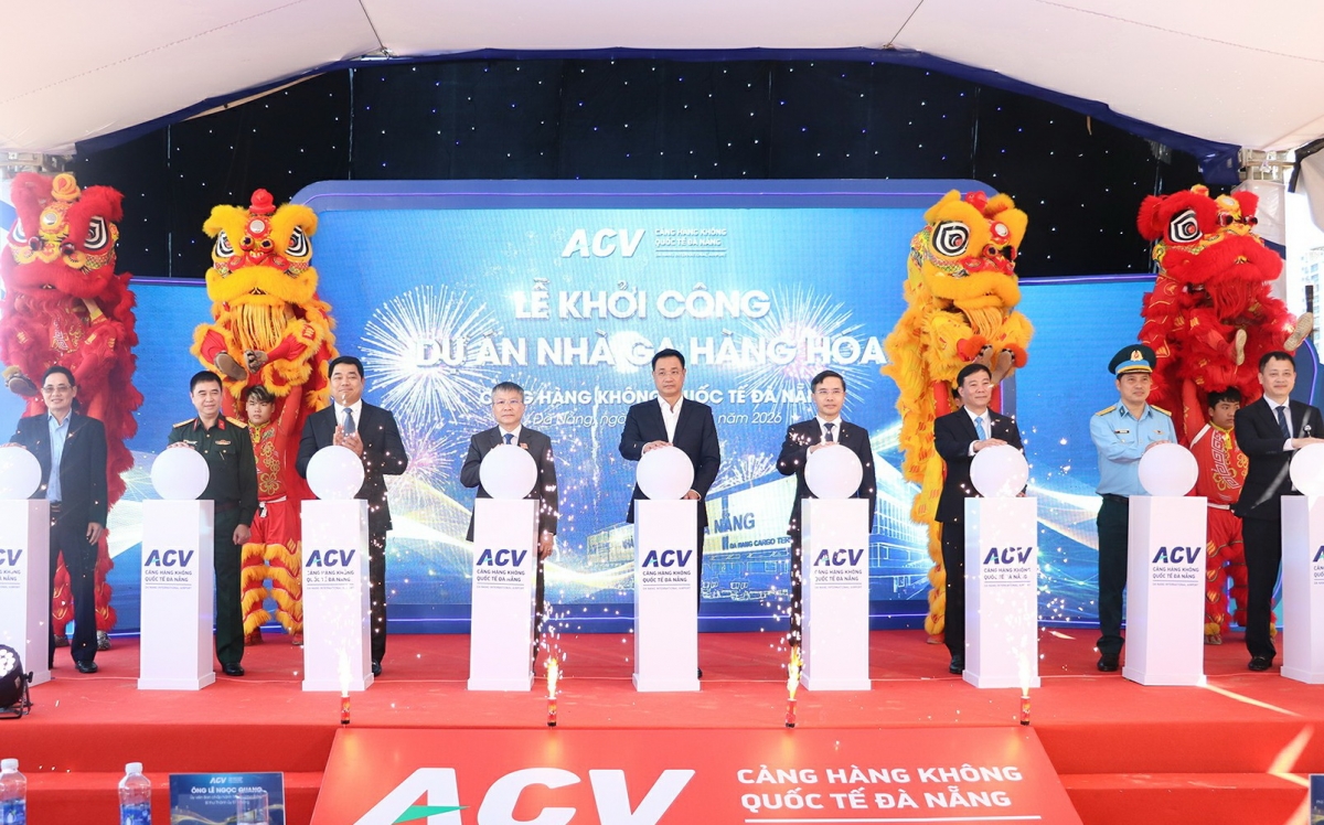 Hôm nay (16/01), Cảng hàng không quốc tế Đà Nẵng tổ chức lễ khởi công dự án xây dựng Nhà ga hàng hóa mới.