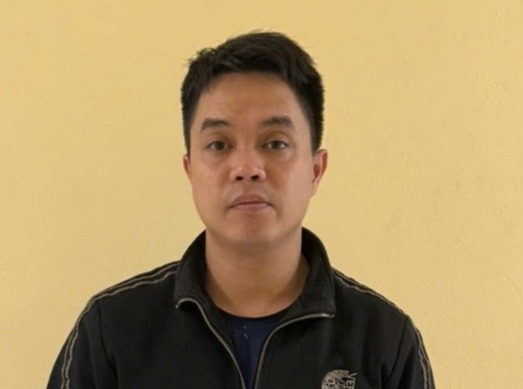 Đối tượng Nguyễn Minh Quang tại cơ quan Công an.