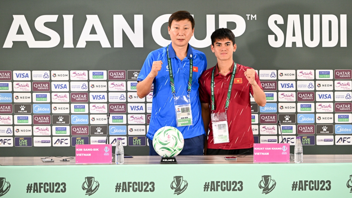 U23 Việt Nam bày tỏ sự quyết tâm trước trận đấu (Ảnh: VFF)