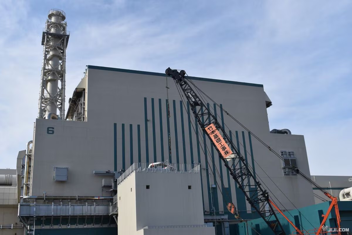 Lò phản ứng số 6 nhà máy điện hạt nhân Kashiwazaki-Kariwa. Ảnh: Jiji Press