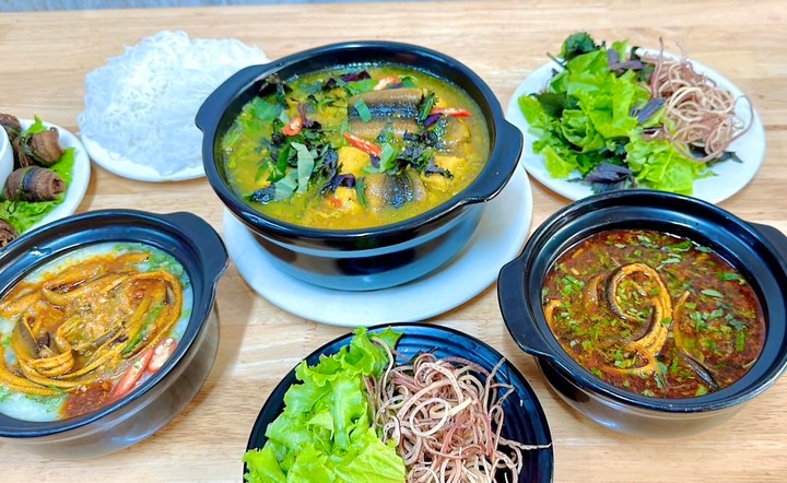 Người xứ Nghệ đã tạo nên nhiều món lươn thơm ngon, cay ấm, đậm đà như cháo lươn, súp lươn, lươn xào