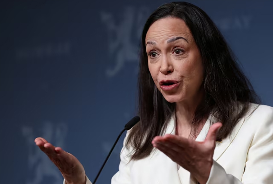 Bà Maria Corina Machado. Ảnh: Reuters.