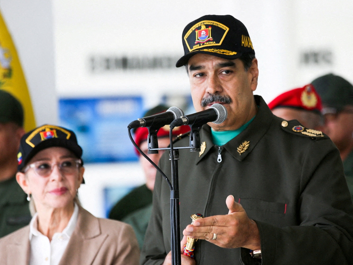 Tổng thống Venezuela Nicolas Maduro tại một sự kiện ở La Guaira, Venezuela ngày 28/12/2025. Ảnh: Miraflores Palace/Reuters