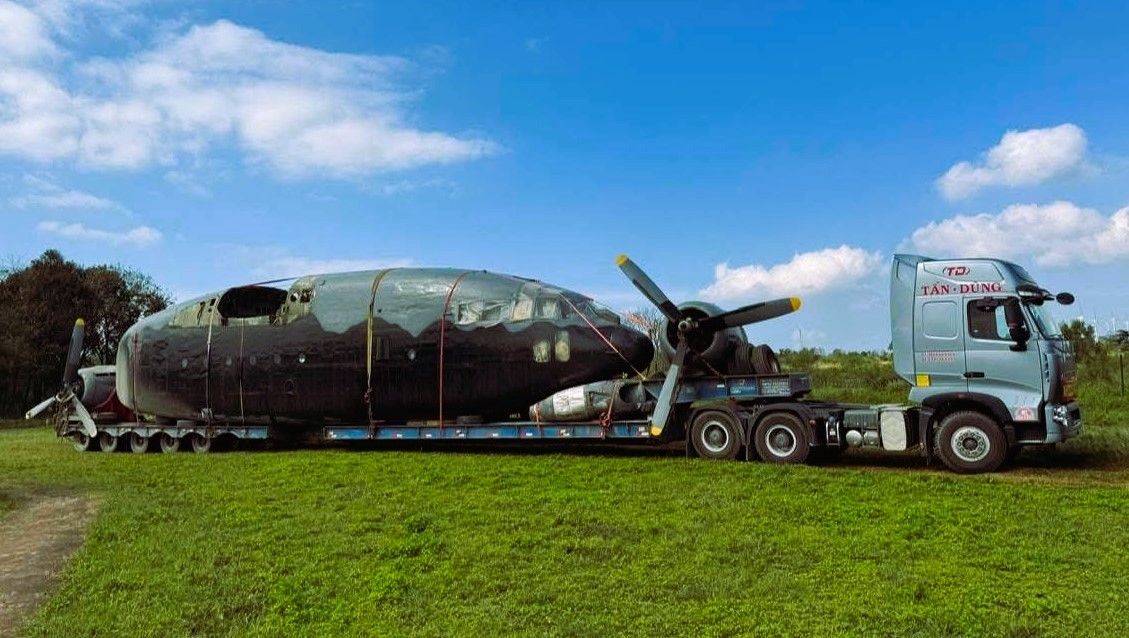 Máy bay vận tải quân sự C-119 sẽ được trưng bày tại Di tích quốc gia sân bay Tà Cơn