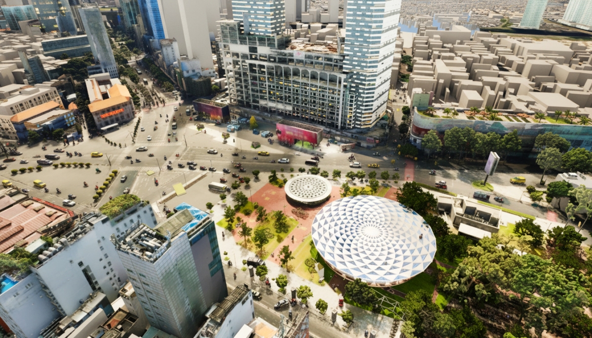 Phối cảnh ga trung tâm Bến Thành (ảnh: MAUR)