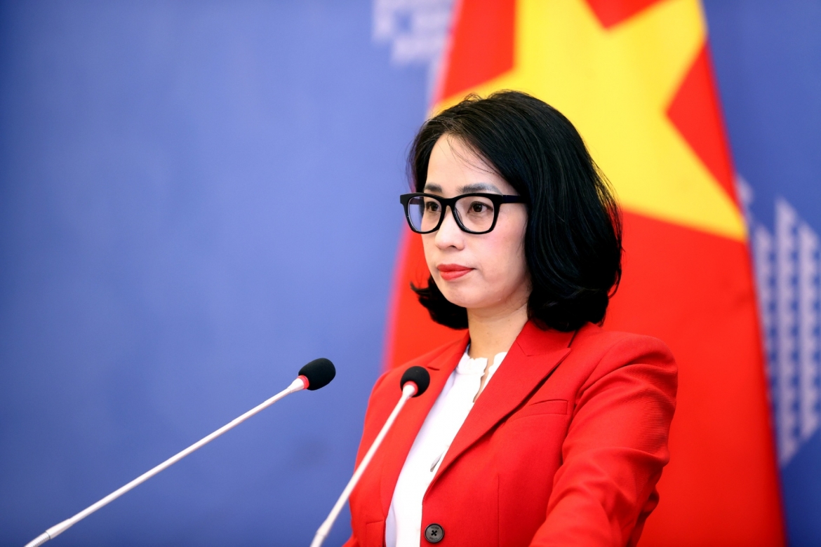 Người Phát ngôn Bộ Ngoại giao Việt Nam Phạm Thu Hằng.