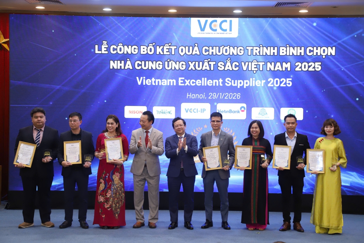 27 doanh nghiệp được bình chọn “Nhà cung ứng xuất sắc Việt Nam 2025”