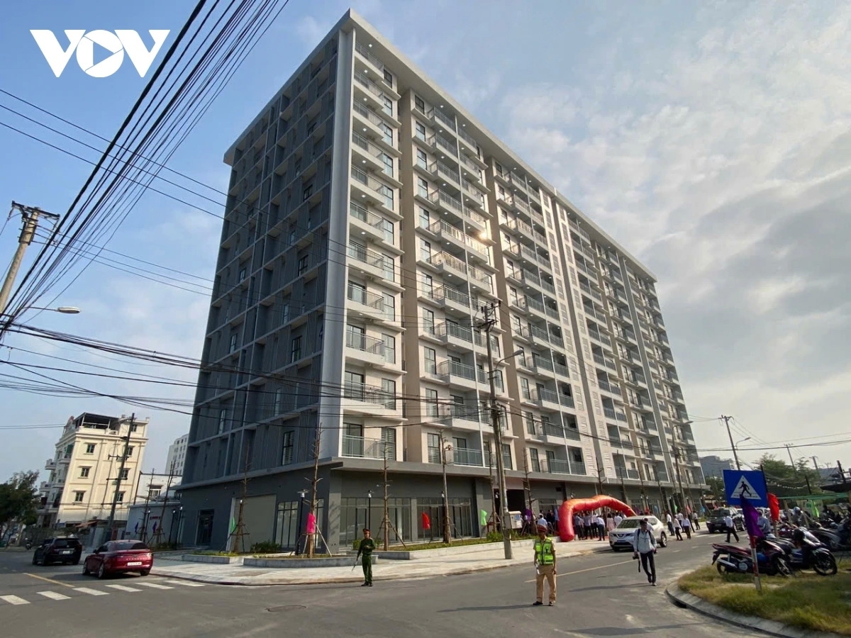 Chung cư nhà ở xã hội dành cho người có công đầu tiên ở Đà Nẵng.