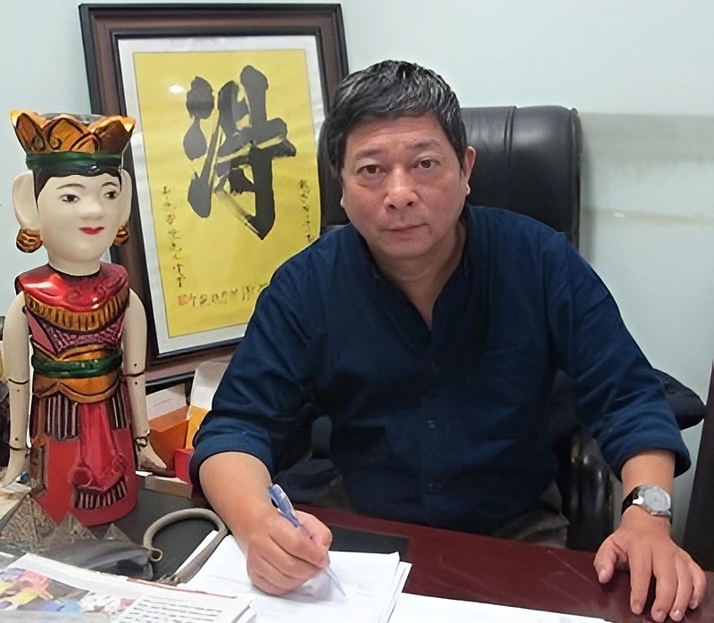 Nghệ sĩ Hoàng Tuấn. Ảnh: Nhà hát Múa rối Thăng Long