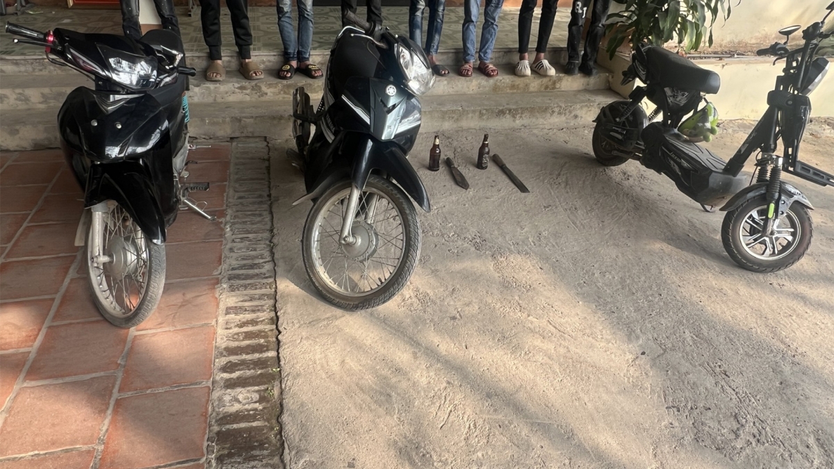 Phương tiện và tang vật nhóm đối tượng sử dụng