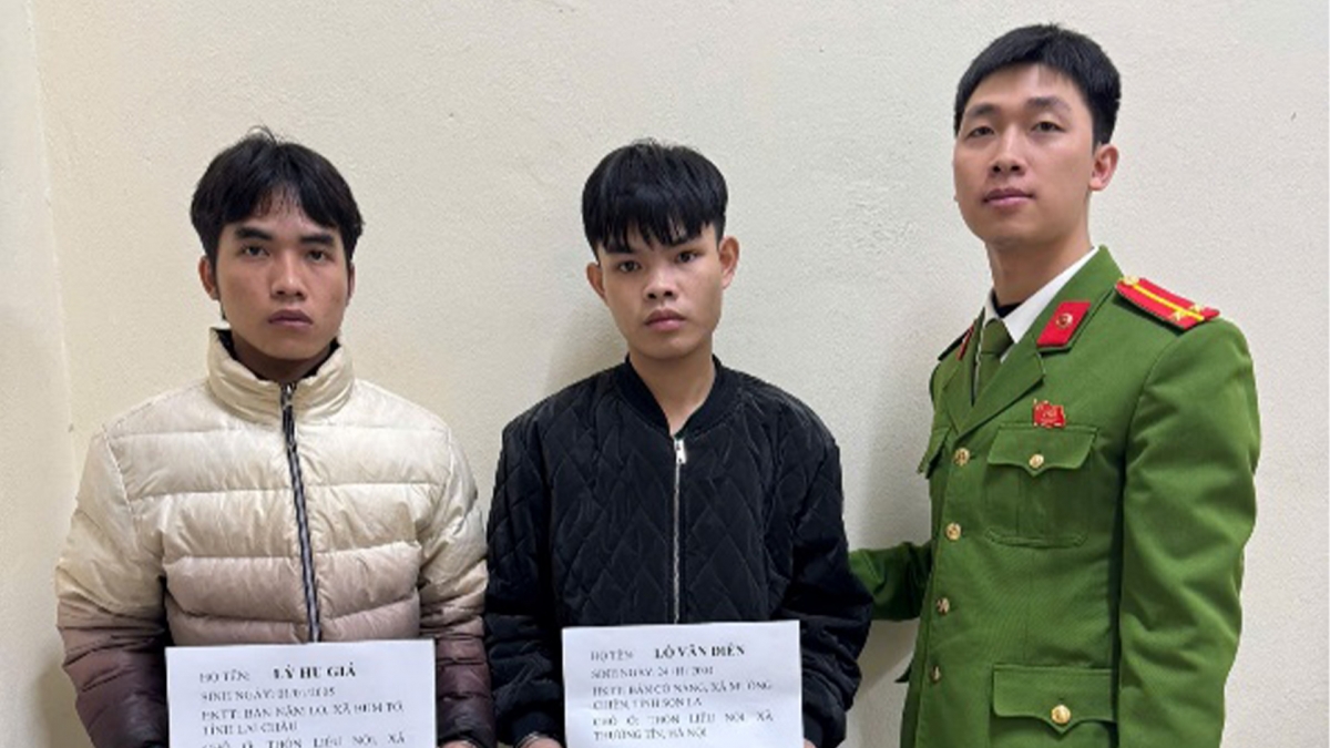 Hai đối tượng bị bắt giữ