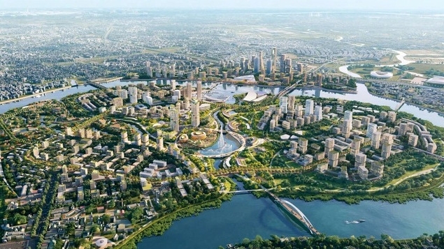 Phối cảnh Khu đô thị Bình Quới - Thanh Đa