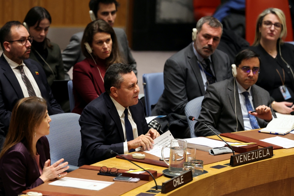 Đại diện phía Venezuela tại Hội đồng Bảo an Liên Hợp Quốc. Nguồn: Reuters